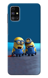 Minion Laughing Samsung M51 Back Cover